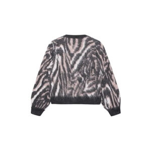 Mint Velvet Neutral Zebra Knit Cardigan
